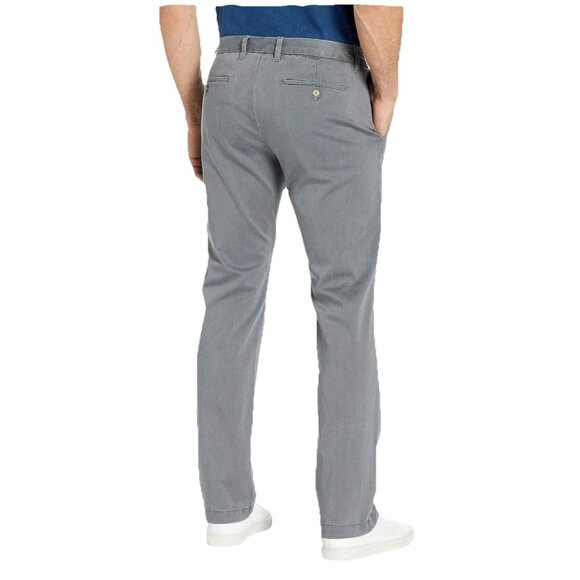 Tommy Bahama Boracay Flat Front Chino Casual Pants Mens 36 x 34 Fog Grey - Picture 3 of 11